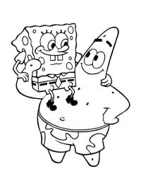 Svampebob på Patricks skuldre