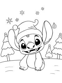 Stitch med nissehue