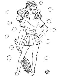 Tennispige