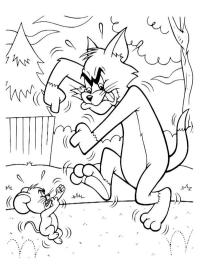 Tom og Jerry kæmper