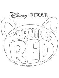 Rød (Turning Red) logo