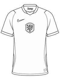 Hollands landsholdstrøje i fodbold
