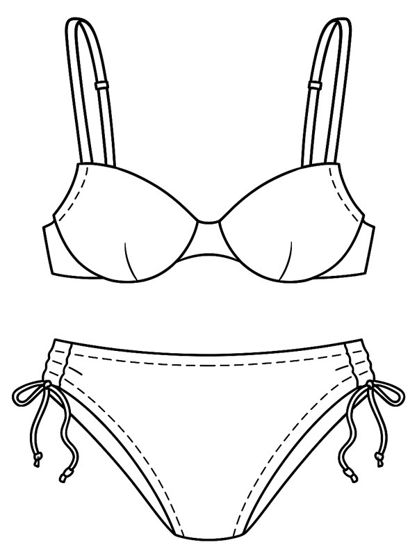 Bikini Tegninger Bikini Tegninger