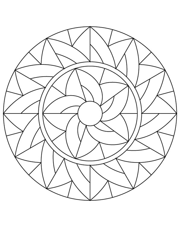 Blomstermandala Tegninger Blomstermandala Tegninger