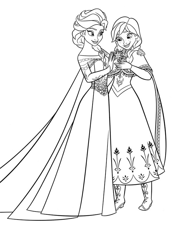 Elsa og Anna Malebogsside