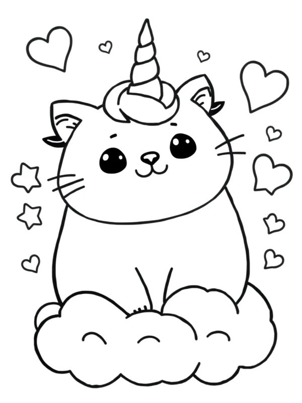 Pusheen Unicorn Tegninger Pusheen Unicorn Tegninger