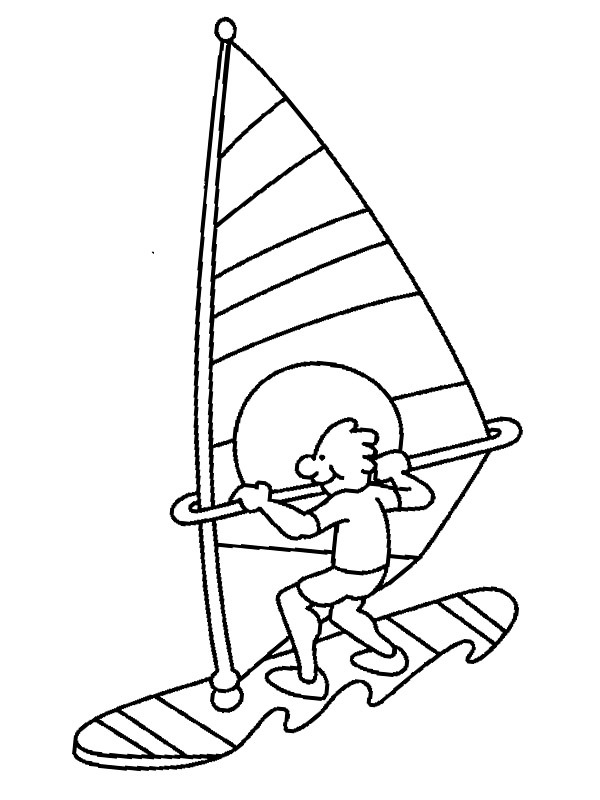 Windsurfing Tegninger Windsurfing Tegninger