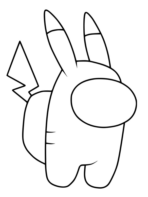 Among Us Pikachu Tegninger Among Us Pikachu Tegninger