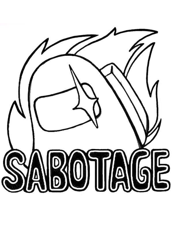 Among Us (Sabotage Button) Tegninger Among Us (Sabotage Button) Tegninger