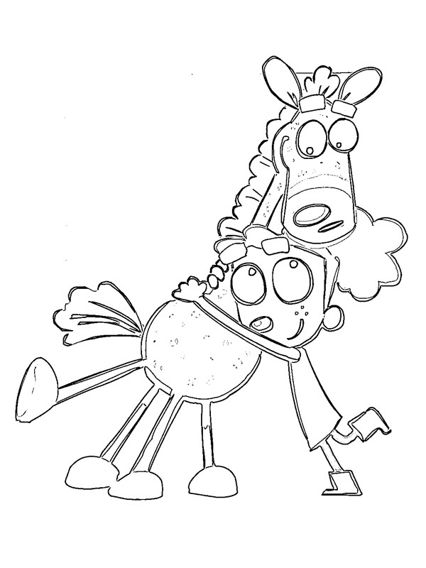 Annie og Pony Tegninger Annie og Pony Tegninger