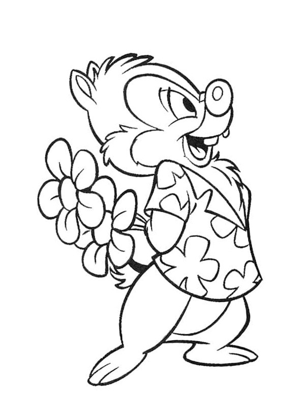 Chip med blomster Tegninger Chip med blomster Tegninger