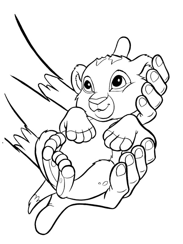 Baby Simba Tegninger Baby Simba Tegninger