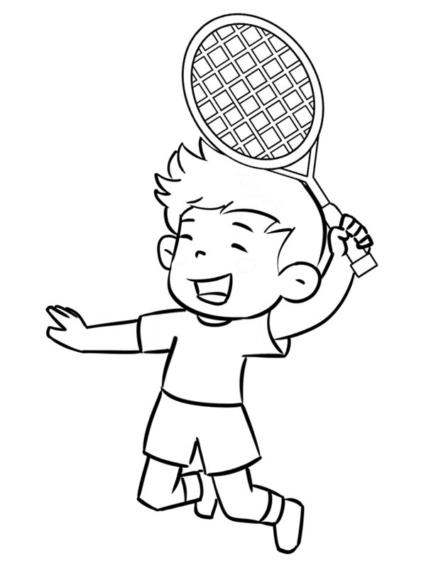Spiller badminton Malebogsside