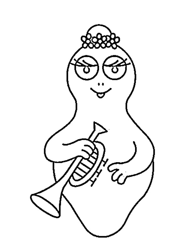 Barbalala med trompet Tegninger