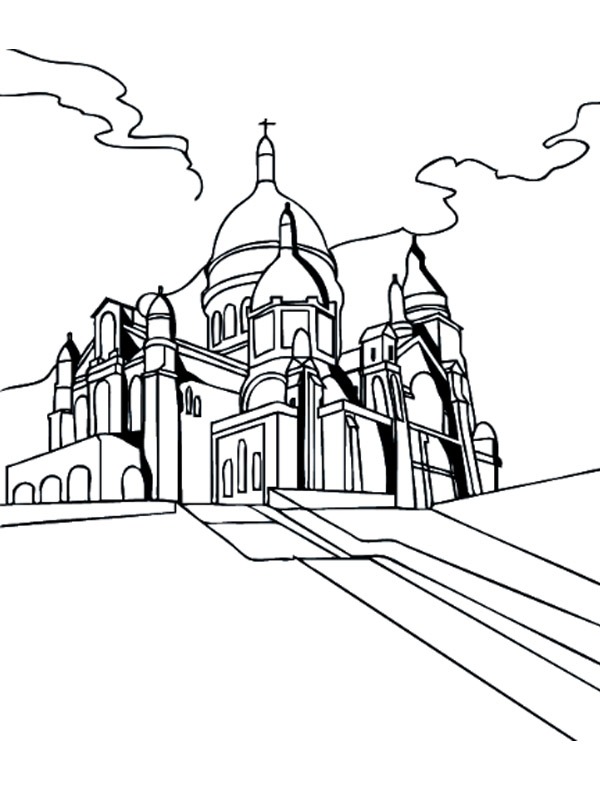 Sacré Cœur-kirken Tegninger Sacré Cœur-kirken Tegninger
