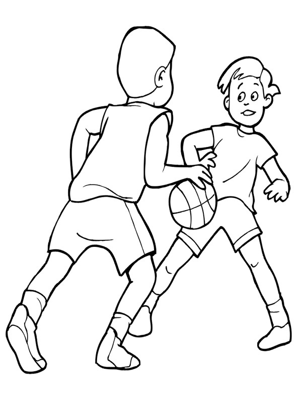 Basketballspillere Tegninger