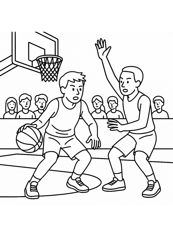 Basketball kamp Tegninger Basketball kamp Tegninger