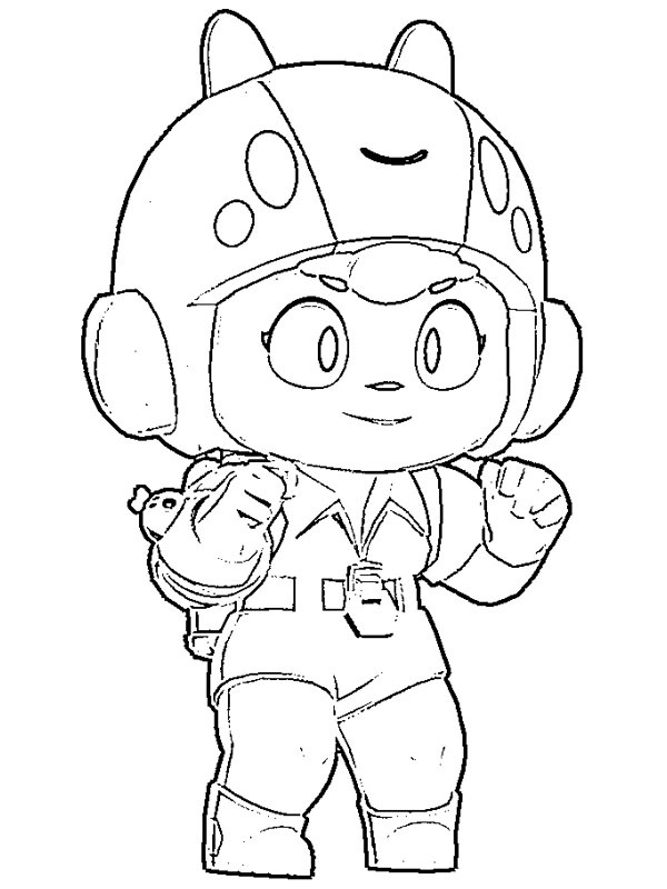 Bea Brawl Stars Tegninger Bea Brawl Stars Tegninger