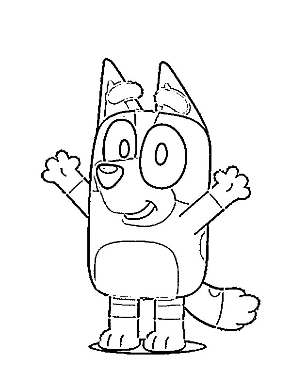 Bingo Heeler Tegninger Bingo Heeler Tegninger