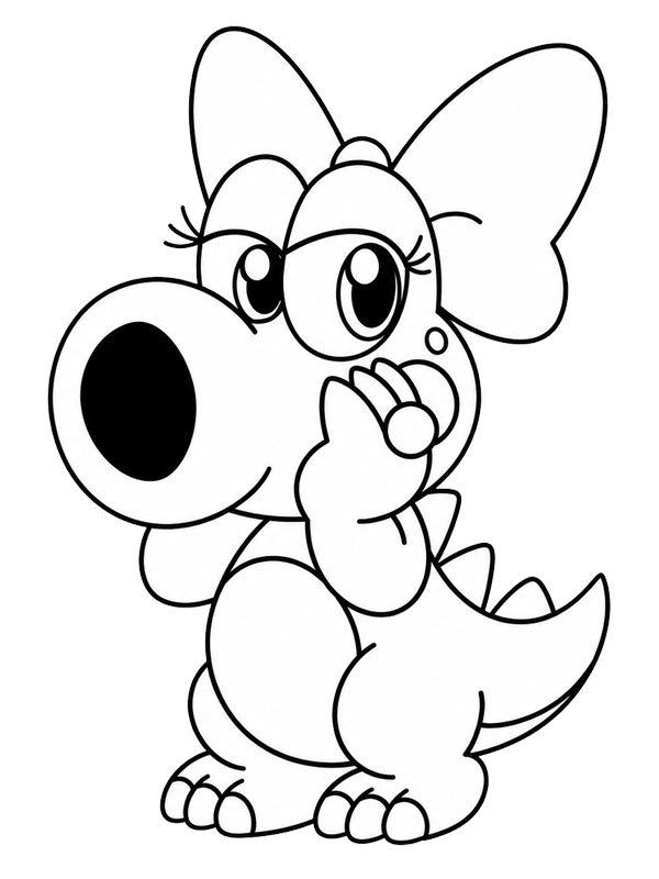 Birdo (Super Mario) Tegninger Birdo (Super Mario) Tegninger