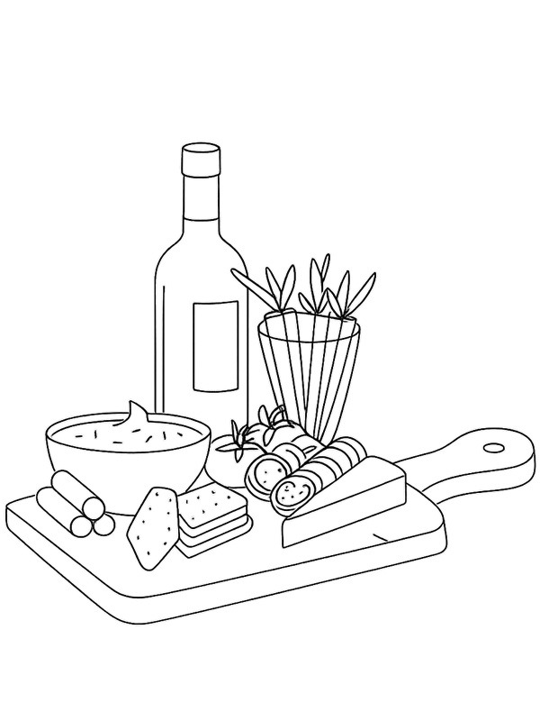 Snackbræt Tegninger Snackbræt Tegninger