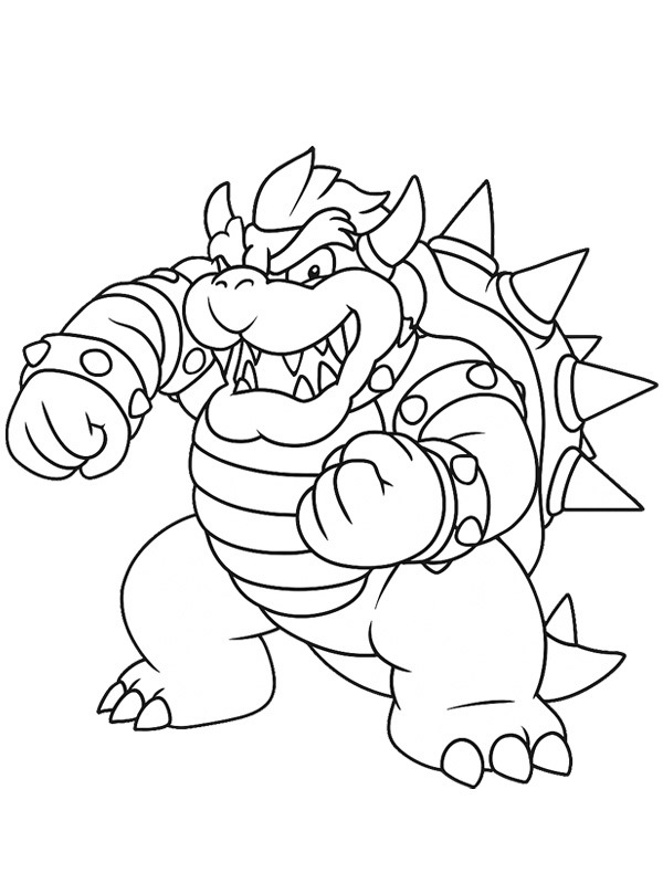 Bowser (Super Mario) Tegninger Bowser (Super Mario) Tegninger