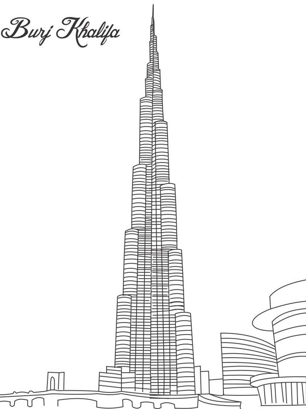 Burj Khalifa Tegninger Burj Khalifa Tegninger