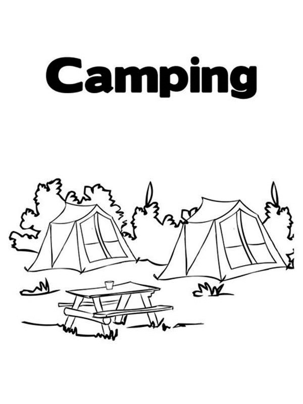 Camping Tegninger Camping Tegninger