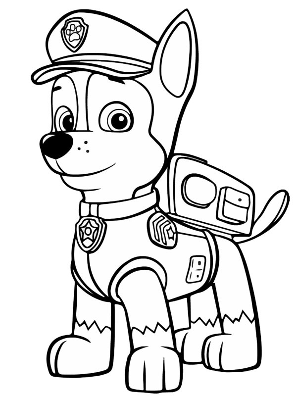 Chase Paw Patrol Tegninger Chase Paw Patrol Tegninger