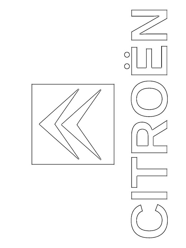 Citroën logo Tegninger