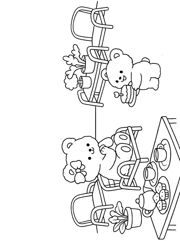 Cozy f&oslash;dselsdagskage Tegninger