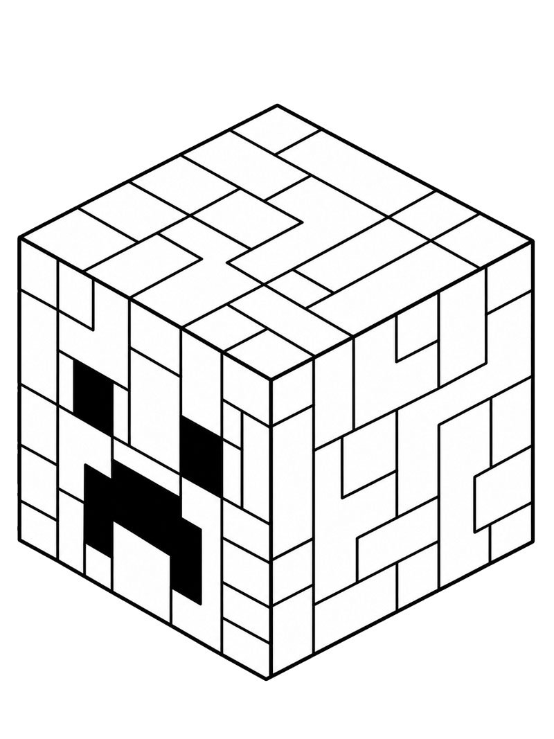 Creeper-hoved Tegninger Creeper-hoved Tegninger