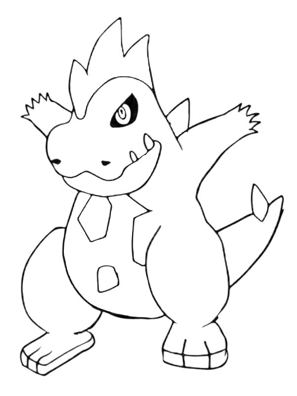 Croconaw (Pokémon) Tegninger Croconaw (Pokémon) Tegninger