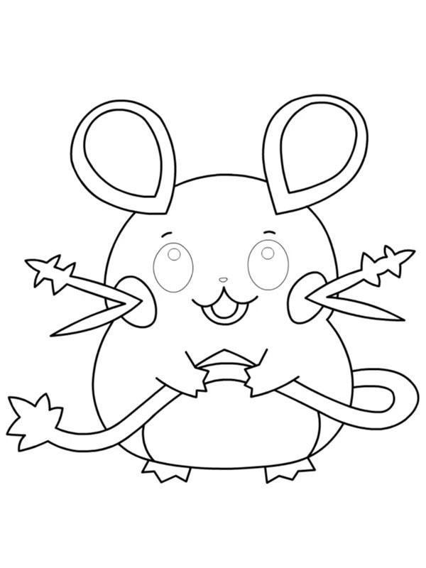 Dedenne (Pokémon) Tegninger Dedenne (Pokémon) Tegninger