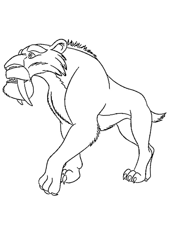 Diego (Ice Age) Tegninger Diego (Ice Age) Tegninger