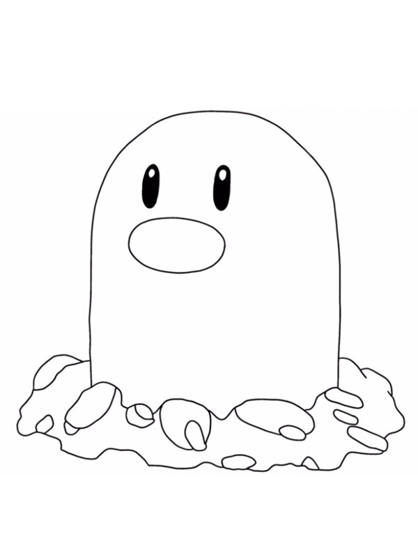 Diglett (Pok&eacute;mon) Tegninger