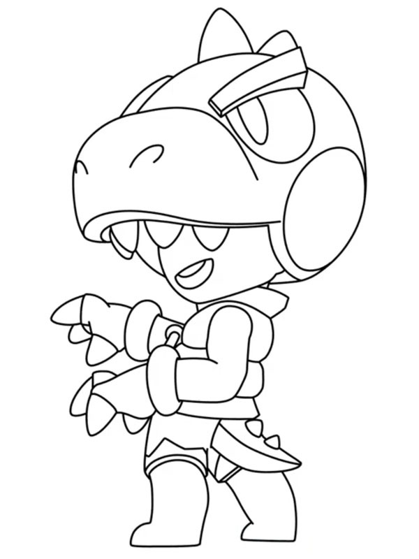 Brawl Stars Dino Leon Tegninger Brawl Stars Dino Leon Tegninger