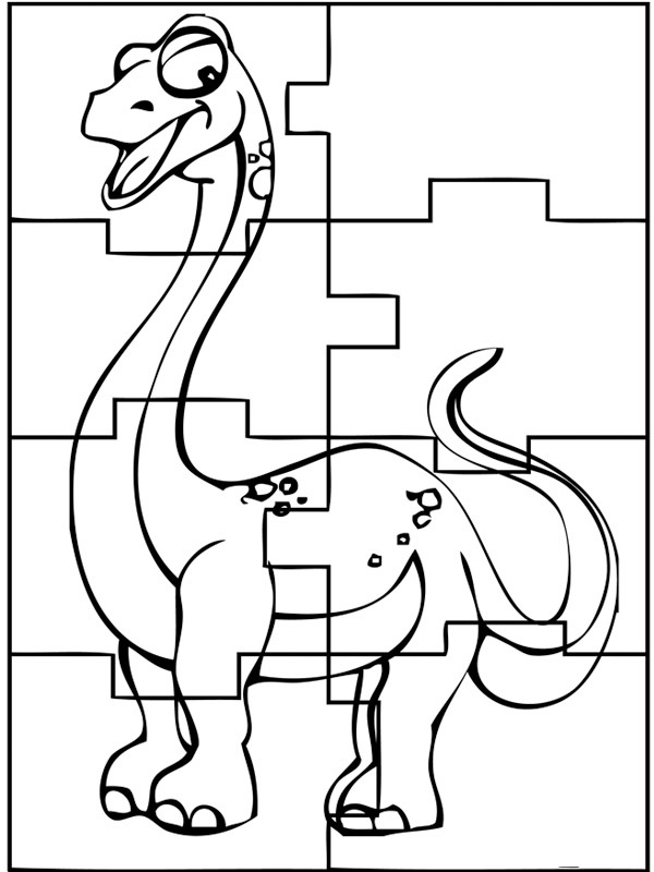 dinosaur puslespil Tegninger