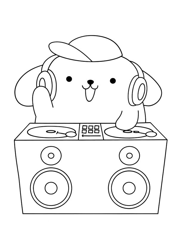 DJ Pompompurin Tegninger
