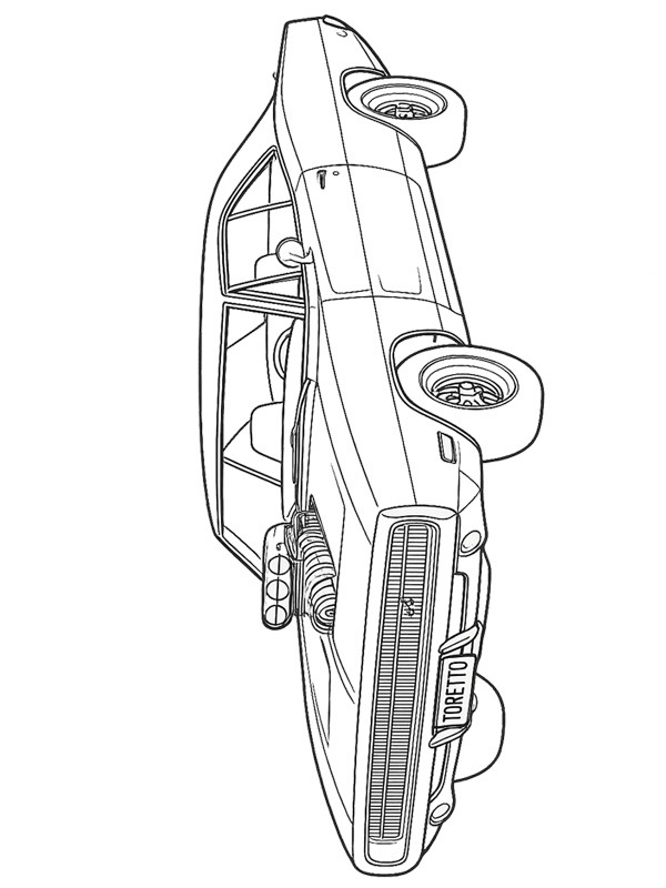 Dodge Charger (Fast and Furious) Tegninger