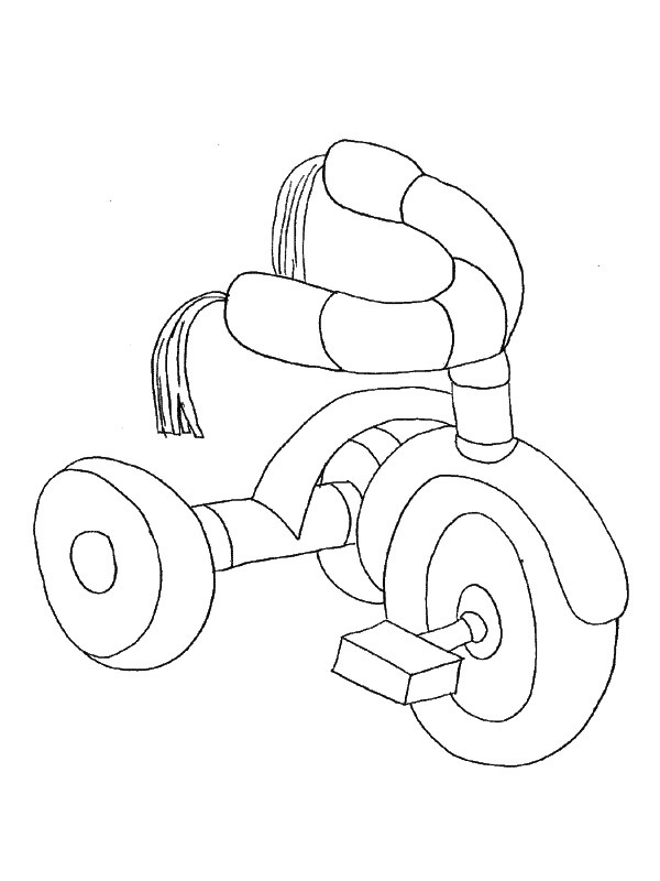 Trehjulet cykel Tegninger