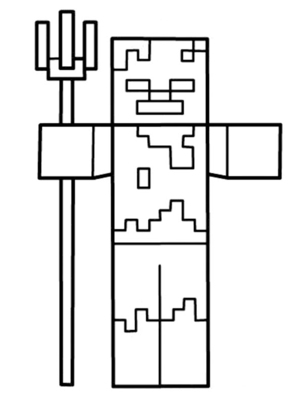 Druknet (Minecraft) Tegninger Druknet (Minecraft) Tegninger