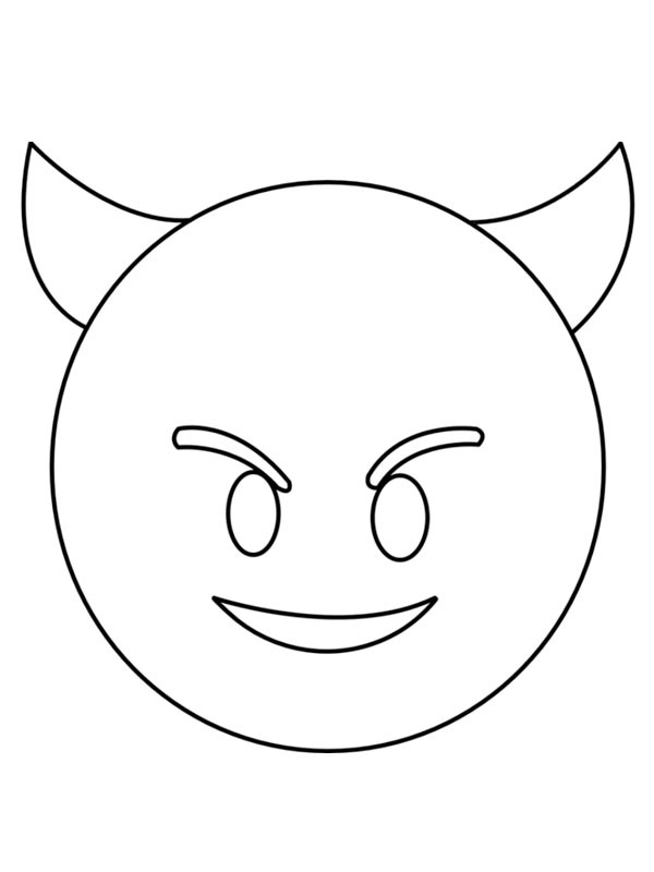 Djævleemoji Tegninger Djævleemoji Tegninger