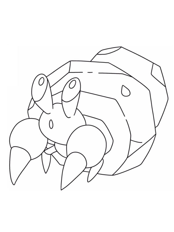 Dwebble (Pokémon) Tegninger Dwebble (Pokémon) Tegninger