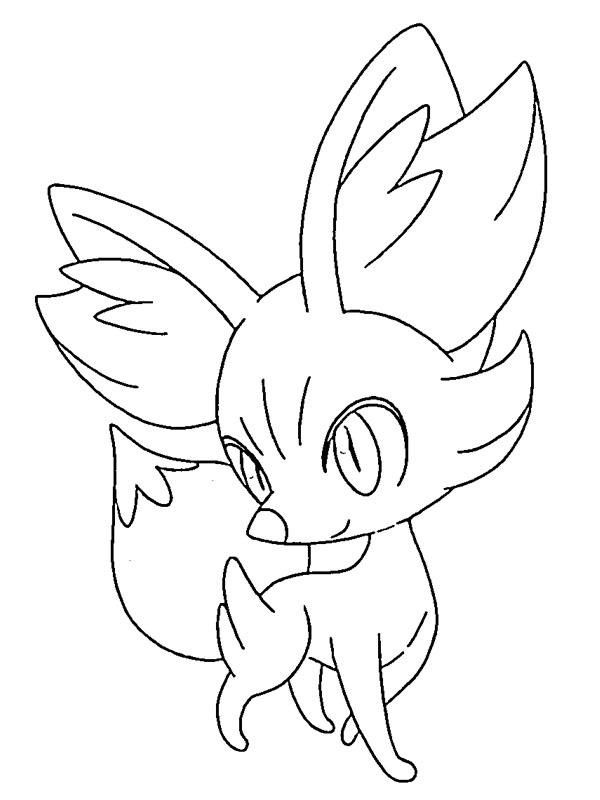 Fennekin (Pokémon) Tegninger Fennekin (Pokémon) Tegninger