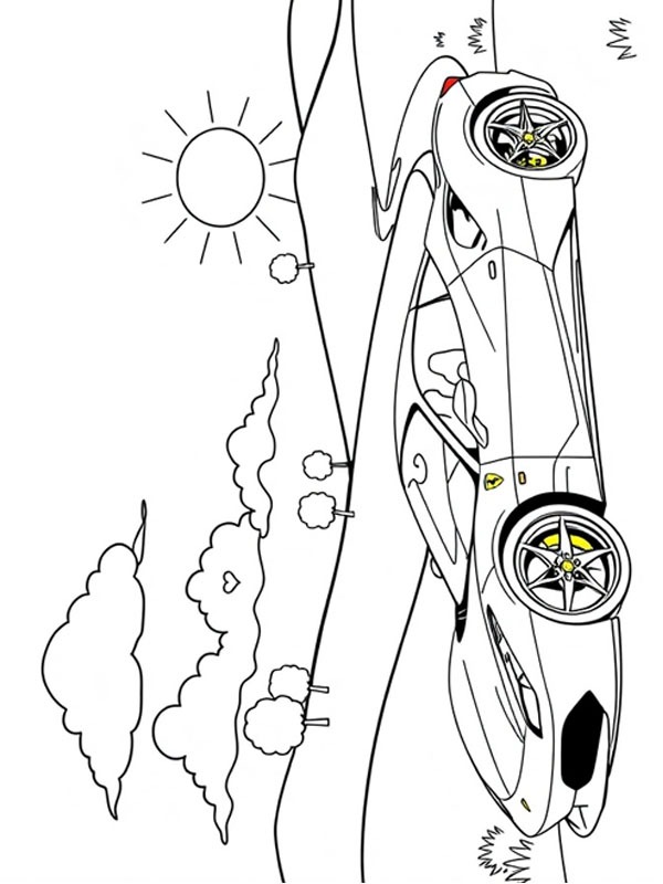 Ferrari 488 Tegninger Ferrari 488 Tegninger