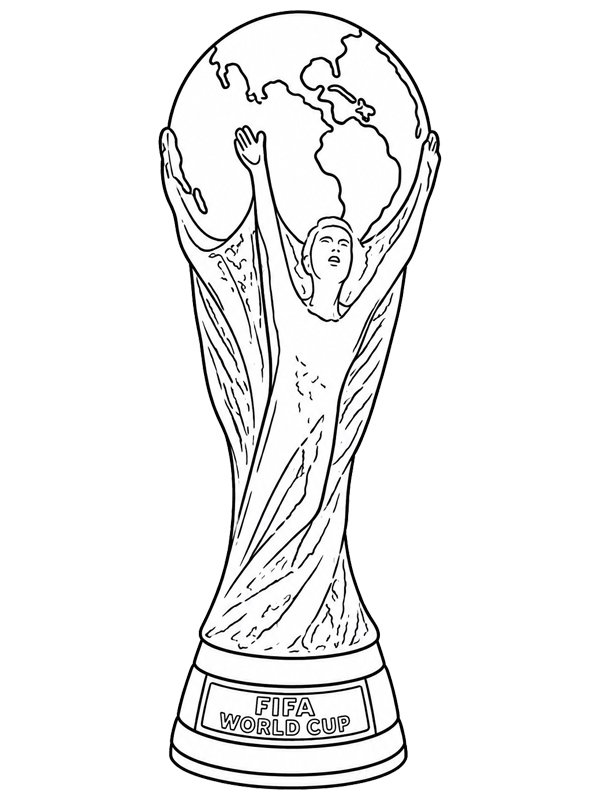 FIFA VM-trofæet 2026 Tegninger FIFA VM-trofæet 2026 Tegninger