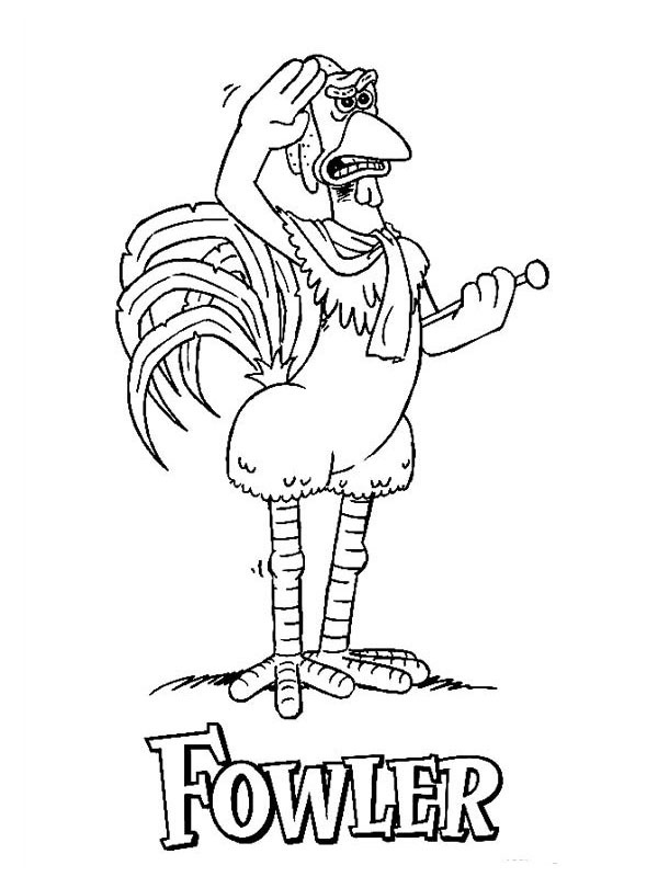 Fowler (Chicken Run) Tegninger Fowler (Chicken Run) Tegninger