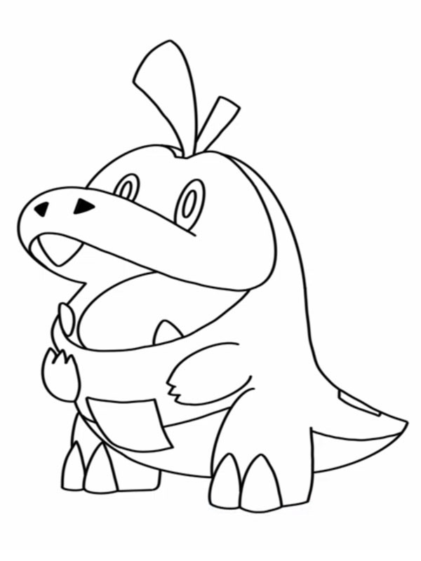 Fuecoco (Pokémon) Tegninger Fuecoco (Pokémon) Tegninger