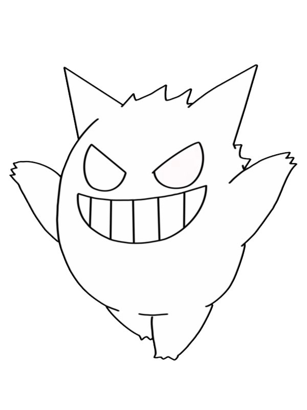 Gengar Tegninger Gengar Tegninger
